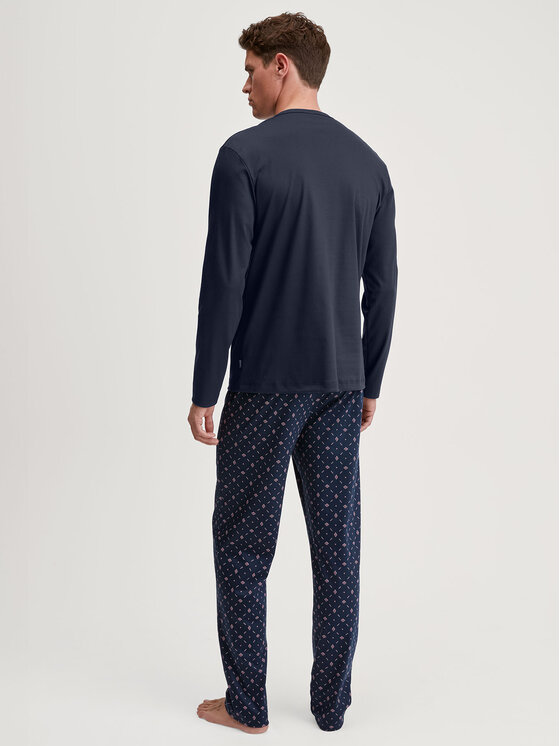 Calida Calida Piżama 45480 Granatowy Regular Fit