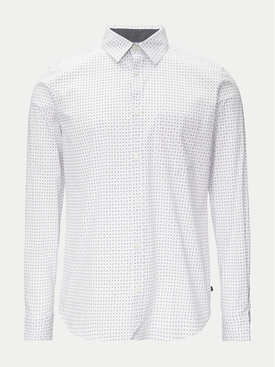 s.Oliver s.Oliver Cămașă 2149815 Alb Slim Fit