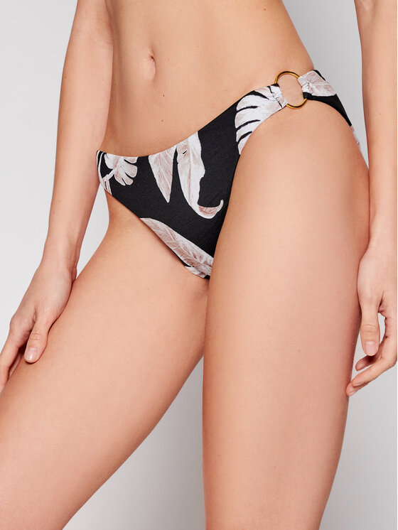 Banana Moon Bikini partea de jos Vaiva Leaf JPW01 Negru