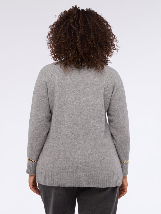 Fiorella Rubino Fiorella Rubino Maglione M011L008259N013 Grigio Regular Fit