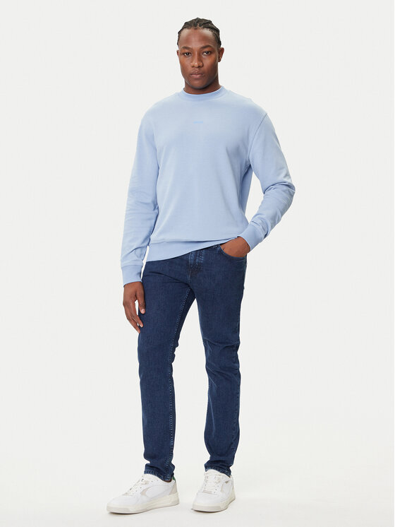 BOSS BOSS Jopa WeSmallcrew 50514541 Modra Relaxed Fit