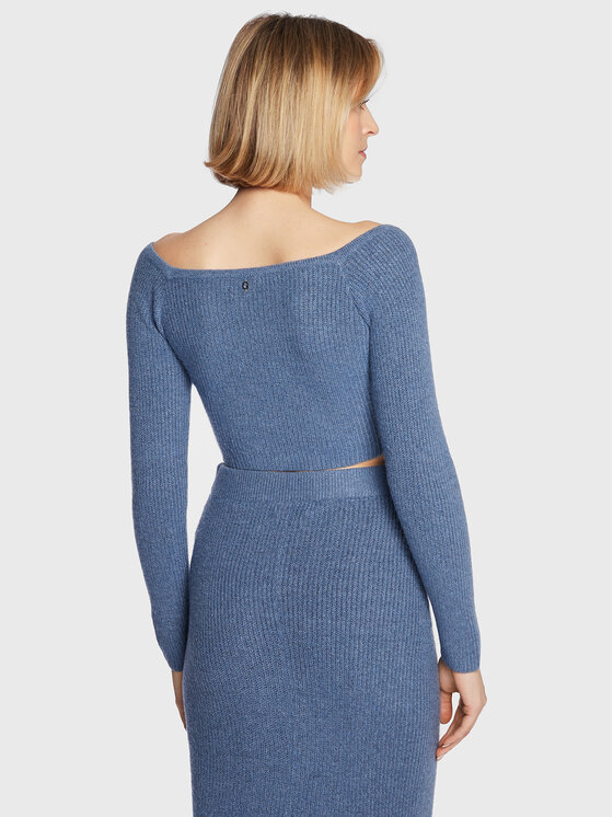Guess Guess Pullover W3RR09 Z2QA0 Blau Slim Fit