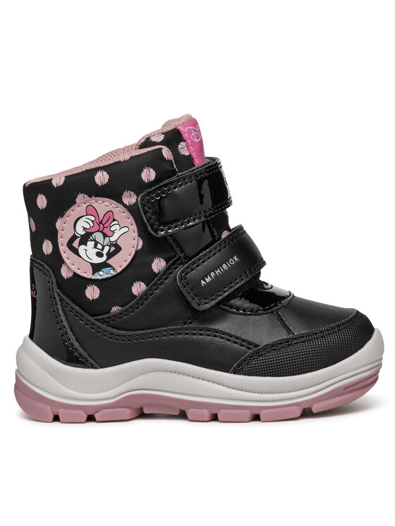 Cizme de zăpadă Geox B Flanfil Girl B Abx B463WC 0BCMN C9289 S Negru