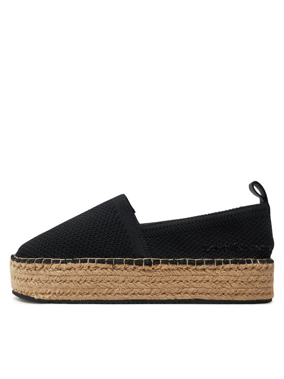 Calvin Klein Jeans Calvin Klein Jeans Espadrillas Platform Espadrille Uc YW0YW01377 Nero
