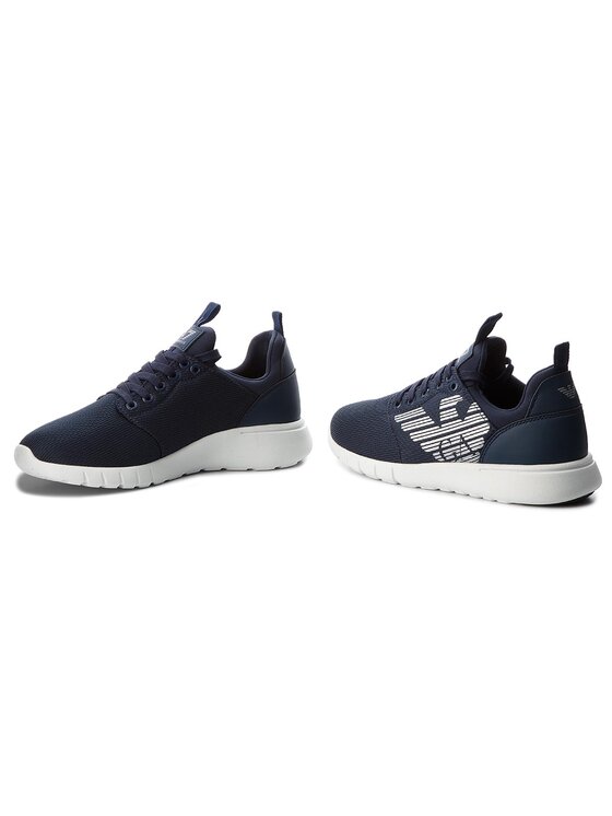 EA7 Emporio Armani EA7 Emporio Armani Sneakersy X8X007 XCC02 00285 Granatowy