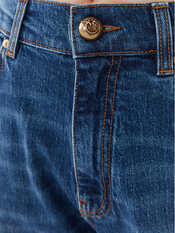 PINKO Pinko Jeans hlače Wanda 101733 A141 Mornarsko modra Wide Leg