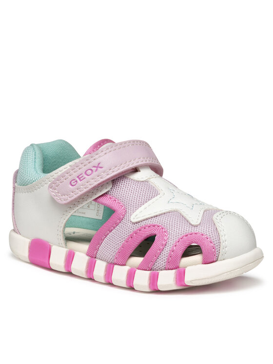 Geox Geox Sandały B Sandal Iupidoo B5517C 0BC14 C0563 Biały