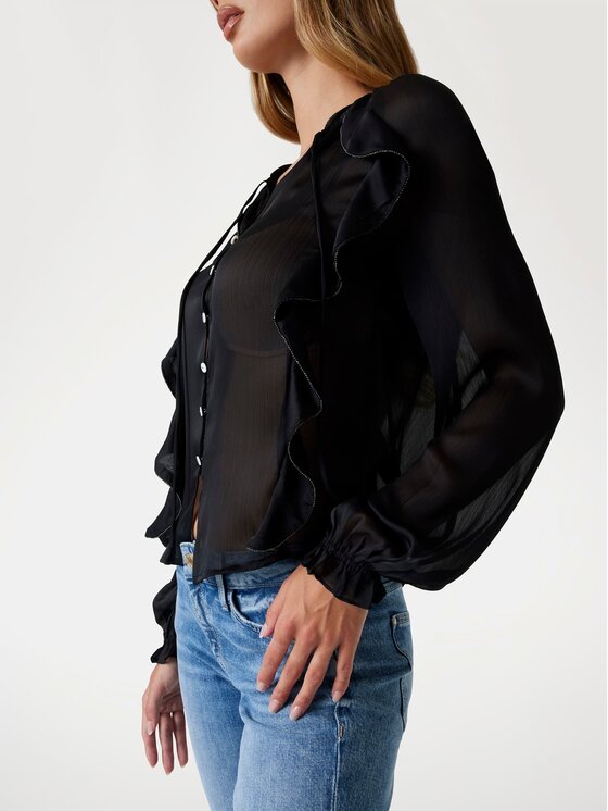 Guess Guess Top 176617 Czarny Classic Fit
