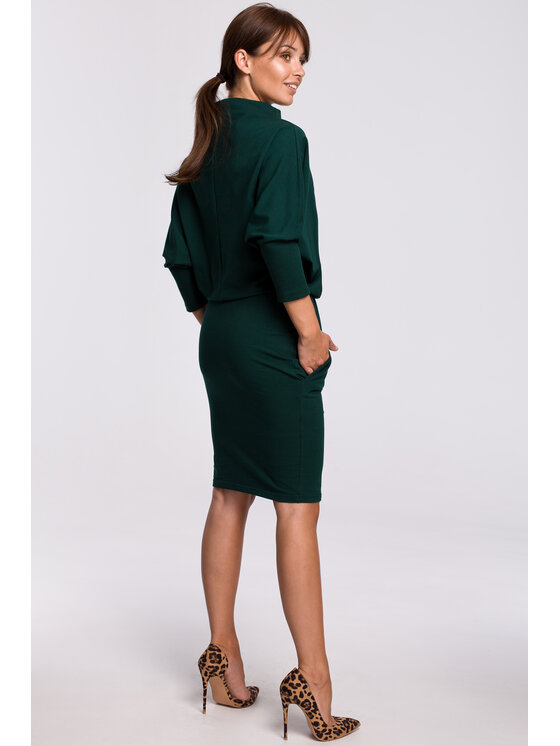 BeWear BeWear Vestito di maglia B175 Verde Comfort Fit