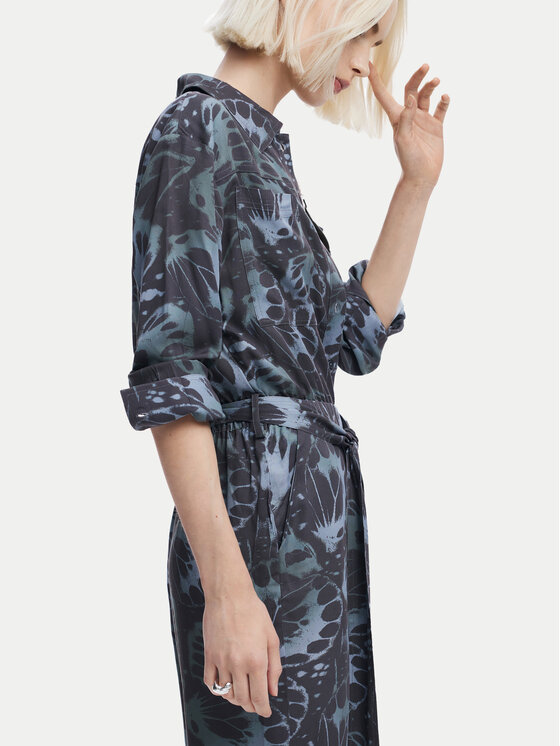 Desigual Desigual Ολόσωμη φόρμα Sena 24WWPW25 Γκρι Regular Fit
