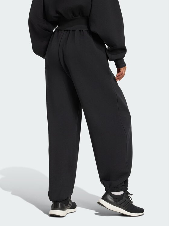 adidas adidas Spodnie materiałowe 151545 Czarny Loose Fit