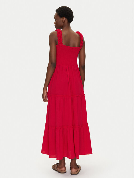 Iconique Iconique Sommerkleid IC25-009 Rot Regular Fit