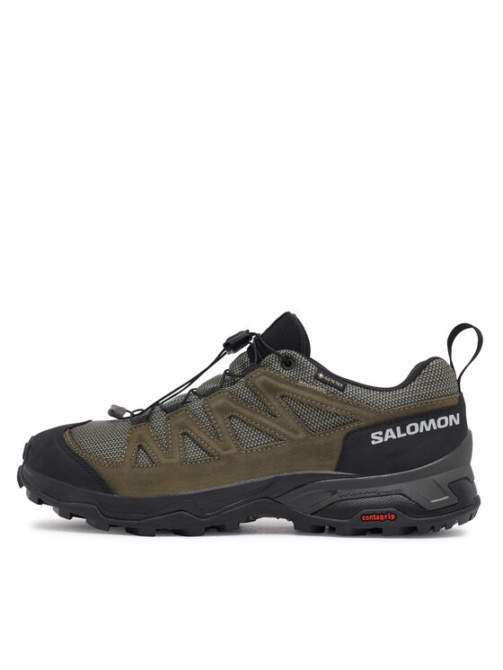 Salomon Salomon Bakancs X Ward Leather GORE-TEX L47182200 Zöld