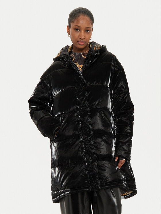 Versace Jeans Couture Versace Jeans Couture Zimní bunda 77HASD19 Černá Loose Fit
