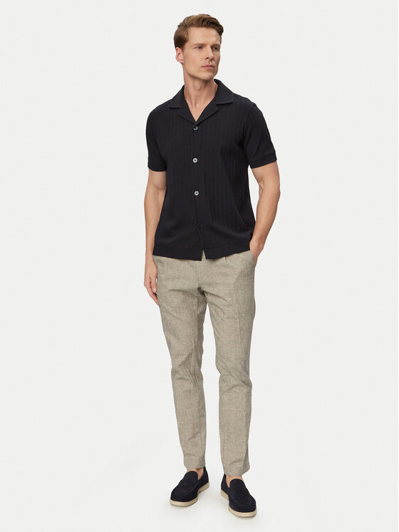 JOOP! JOOP! Koszula Juanmanuel 30101936 Granatowy Regular Fit