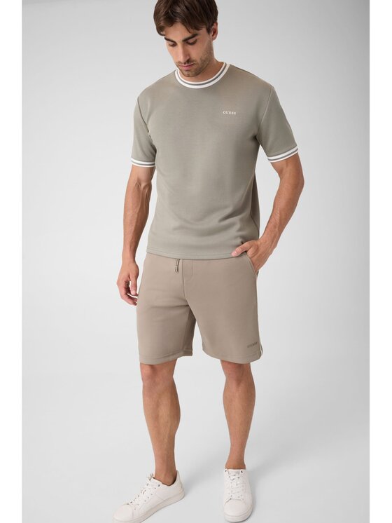 Guess Guess Pantaloni di tessuto 183578 Verde Bermuda Fit