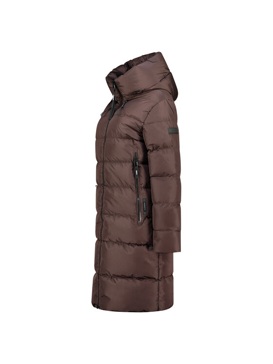 Geographical Norway Geographical Norway Parka WZ7108F/GN-DARK BROWN Brązowy Reglan Fit