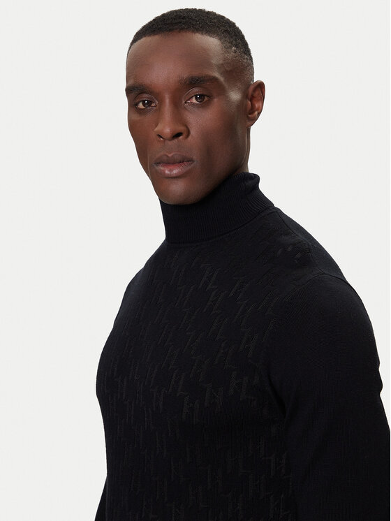 KARL LAGERFELD KARL LAGERFELD Dolčevita 655019 554303 Crna Regular Fit