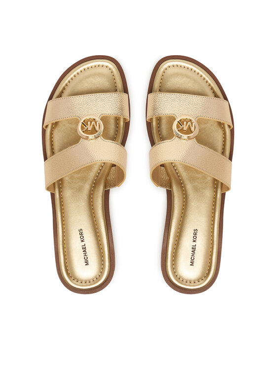 MICHAEL Michael Kors MICHAEL Michael Kors Шльопанці Ering Flat 40S6ERFS2M Золотий
