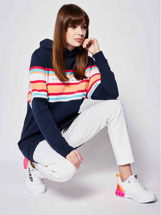 Tommy Jeans Tommy Jeans Sweatshirt Colour Blocked DW0DW07980 Dunkelblau Relaxed Fit