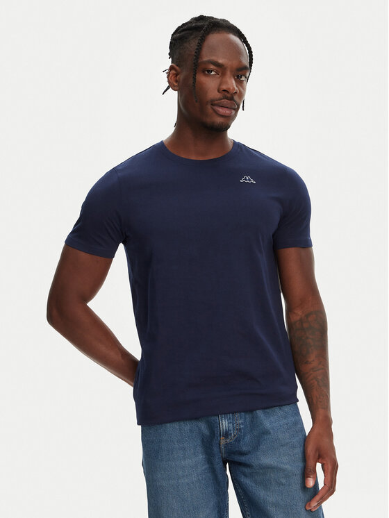 Robe di Kappa T-Shirt Luc 611187W Granatowy Regular Fit