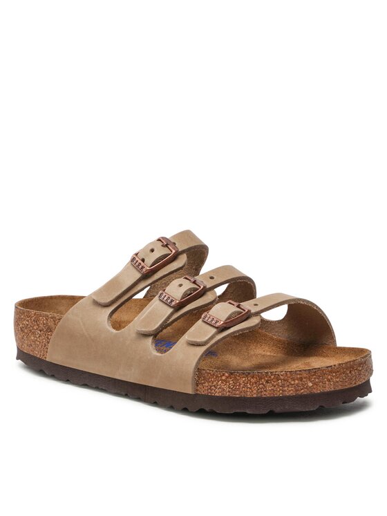 Birkenstock Birkenstock Papucs Florida 1011432 Bézs