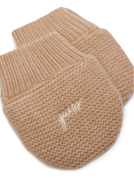 Guess Guess Komplekti kuuluvad müts ja kindad H6BZ08 Z1552 Tumebeež