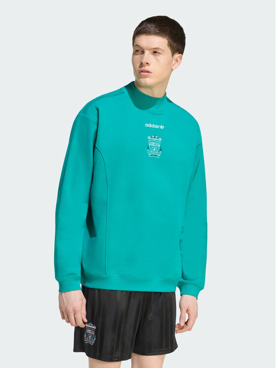 adidas adidas Bluza techniczna 172004 Zielony Loose Fit