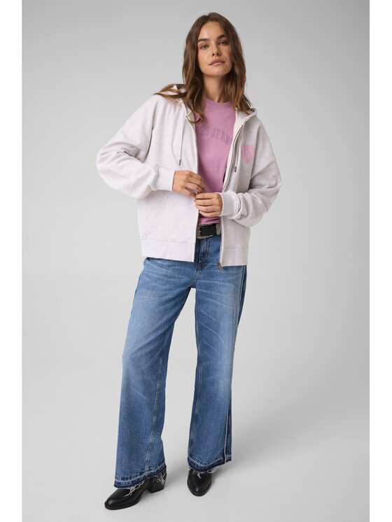 Guess Jeans Guess Jeans Bluza 184165 Szary Classic Fit