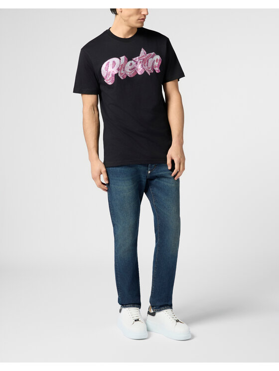 PHILIPP PLEIN PHILIPP PLEIN T-Shirt 30615 Czarny Regular Fit