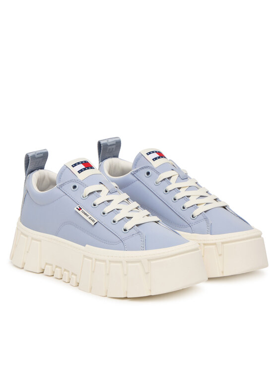 Tommy Jeans Tommy Jeans Sneakersy Tjw Flatform Chunky Sneaker EN0EN03036 Niebieski