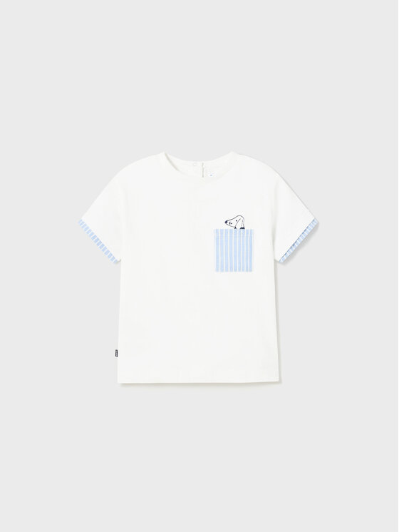 Mayoral Mayoral T-shirt 1018 Bijela Regular Fit
