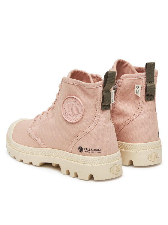 Palladium Palladium Schnürstiefeletten Pampa Hi Zip Organic 79101-605-M Rosa