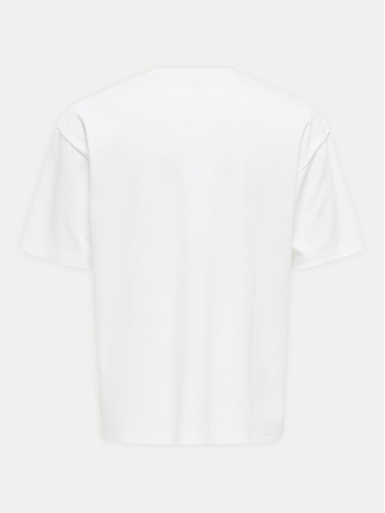 Only & Sons Only & Sons Tricou Caspian 22031940 Alb Authentic Fit
