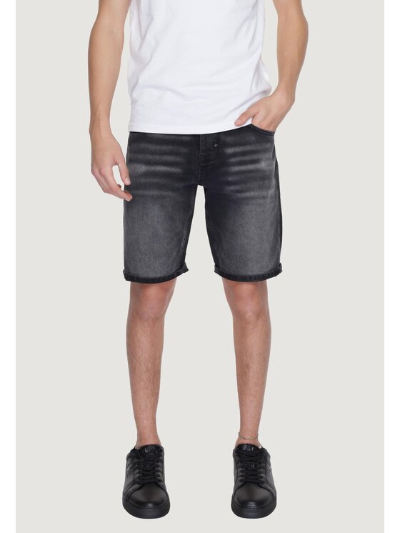 Antony Morato Shorts da mare ARGON Nero Bermuda Fit