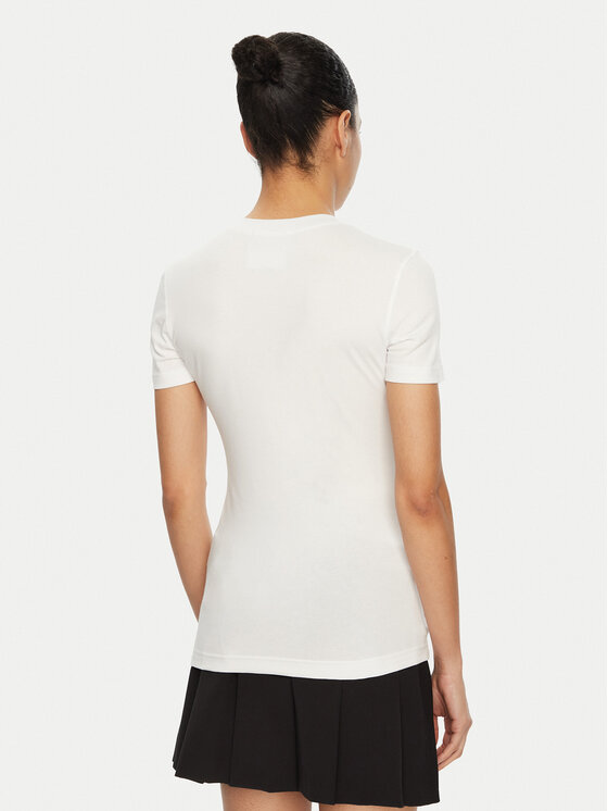 Versace Jeans Couture Versace Jeans Couture T-shirt 78HAHT00 Bijela Regular Fit