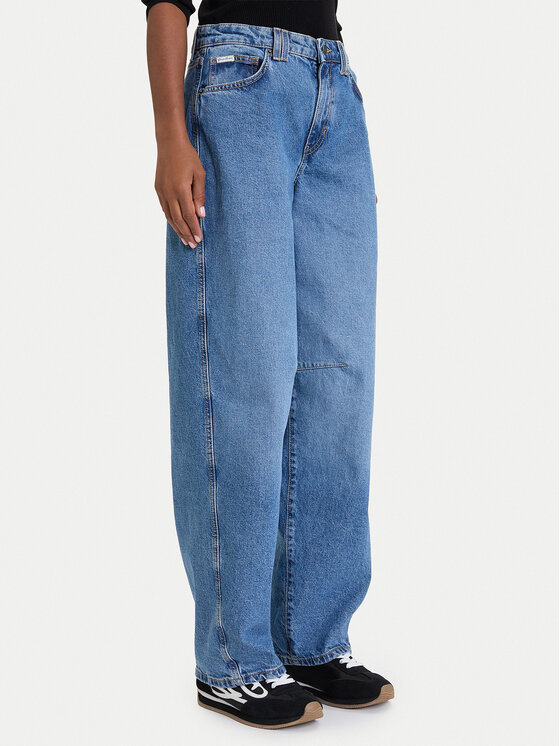 Guess Guess Jeansy W5BA2X D5M47 Modrá Loose Fit