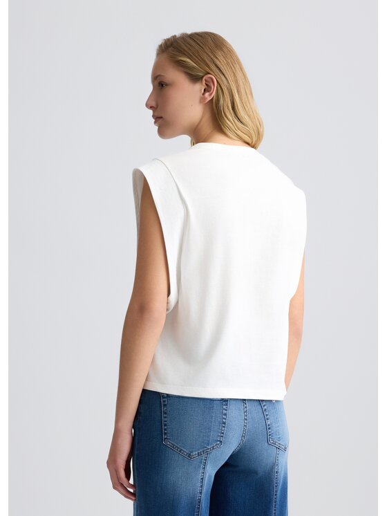 Liu Jo Liu Jo T-Shirt TA5272J630810105 Biały Regular Fit