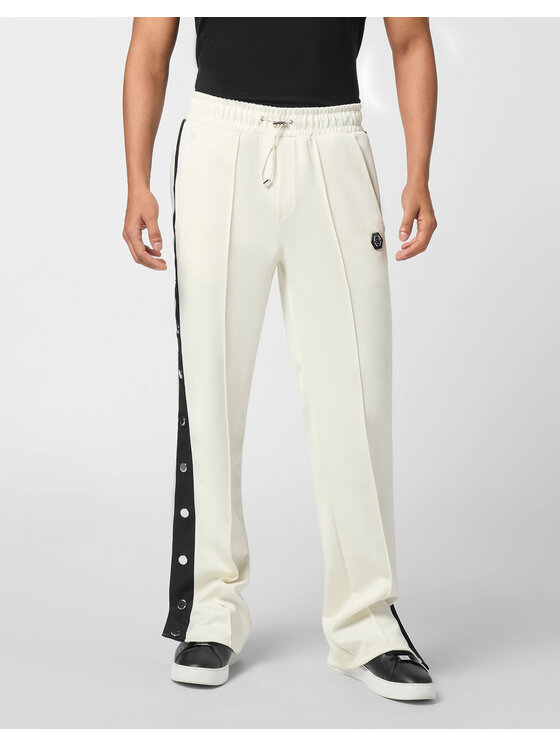 PHILIPP PLEIN PHILIPP PLEIN Spodnie dresowe 25997 Biały Jogger Fit