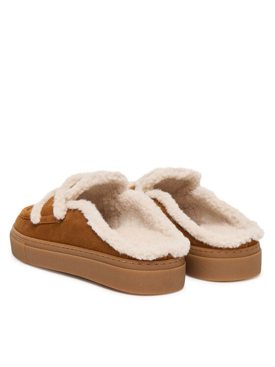Inuikii Inuikii Natikači Mule Wool 1004.017.0011 Rjava