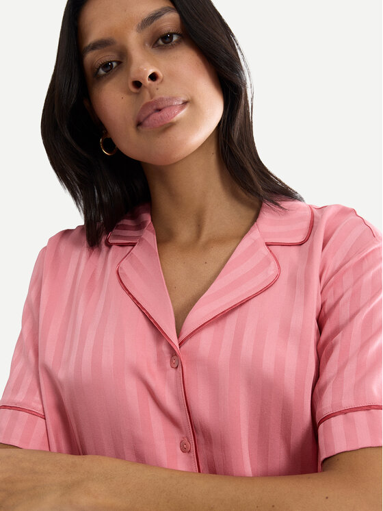 Triumph Triumph Cămașă pijama Boyfriend 10227193 Roz Regular Fit