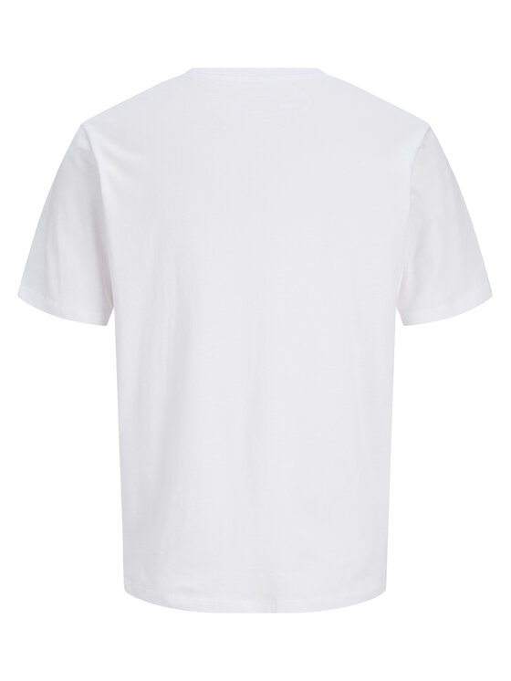 Jack & Jones Jack & Jones T-Shirt Evin 12290173 Bílá Regular Fit