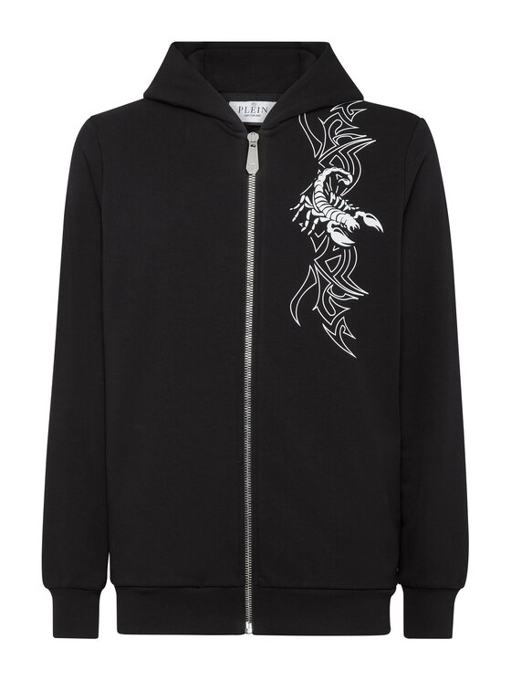 PHILIPP PLEIN PHILIPP PLEIN Bluza 11815 Czarny Athletic Fit