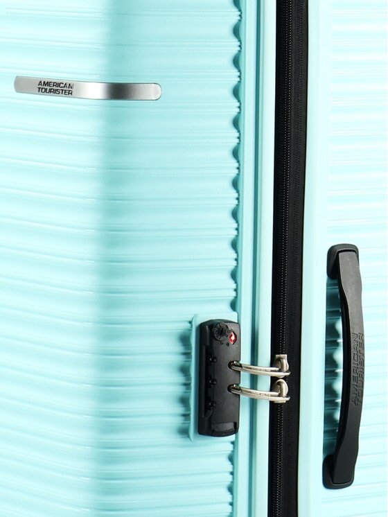 American Tourister American Tourister Walizka średnia 330308 Błękitny
