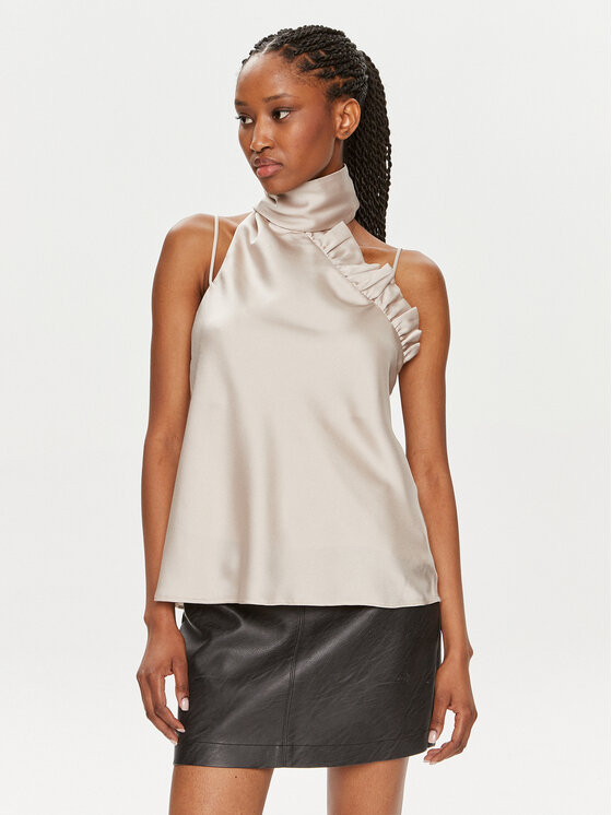 Bruuns Bazaar Bruuns Bazaar Μπλουζάκι Susie BBW3902 Μπεζ Regular Fit
