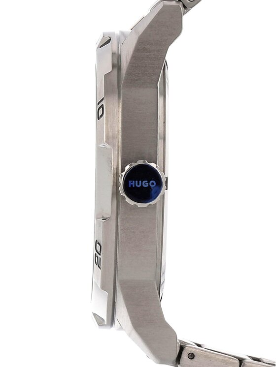 HUGO Hugo Zegarek Grip 1530276 Srebrny