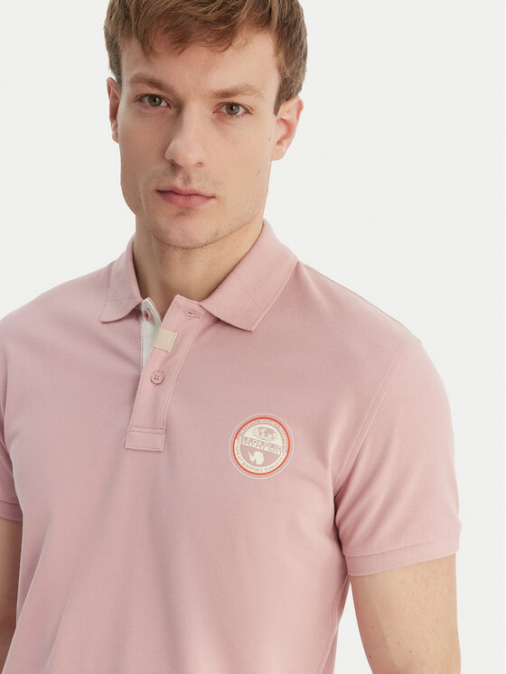 Napapijri Napapijri Поло E-Clanis NP0A4ID3 Рожевий Regular Fit
