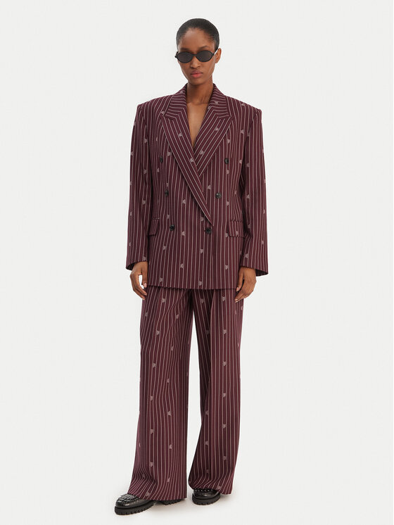 HUGO HUGO Sacou Antegi 50554428 Vișiniu Relaxed Fit