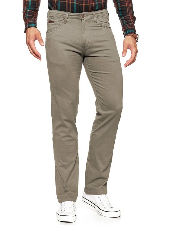 Wrangler Wrangler Pantaloni di tessuto ARIZONA Beige Straight Fit