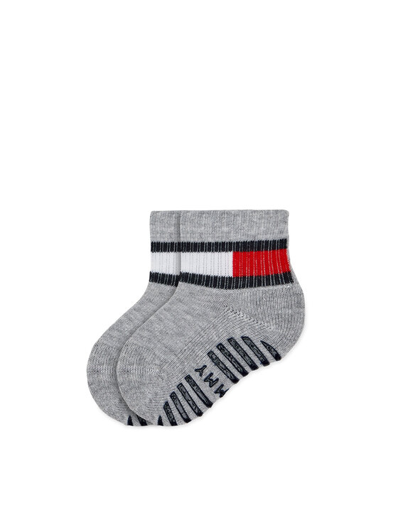 Tommy Hilfiger Tommy Hilfiger Комплект 2 чифта дълги чорапи детски 701226500 Сив